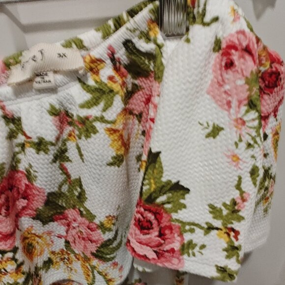 LOVE J FLORAL PRINT DRESS OFF THE SHOULDER (SIZE 3X) WITH TAGS BRAND NEW - Picture 5 of 9